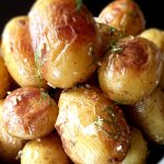 New Potatoes with Garlic, Parmesan, and Dill