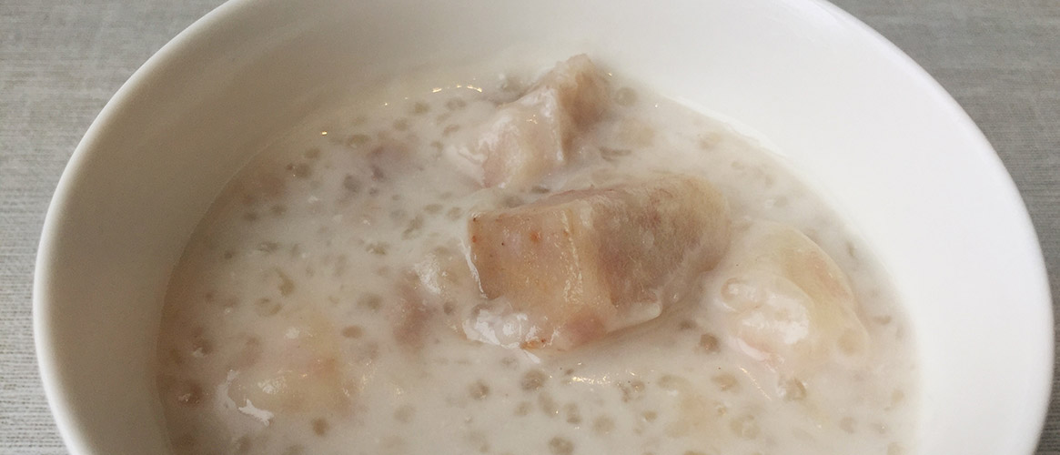 Taro Tapioca Dessert / Sago Pudding